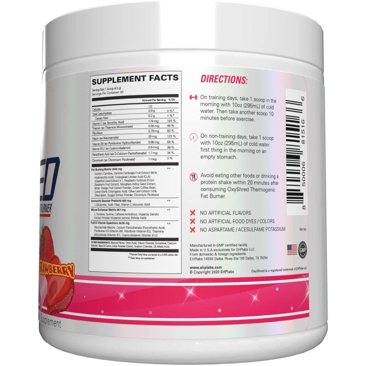 Powerful Pre Workout Fat Burner Energy Booster Supplement