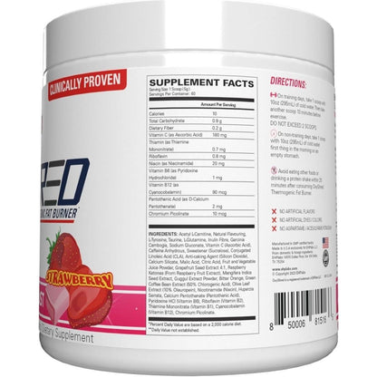 Powerful Pre Workout Fat Burner Energy Booster Supplement