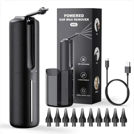 Rechargeable Ear Wax Cleaner with Interchangeable Tips - Mycosmeticslondon