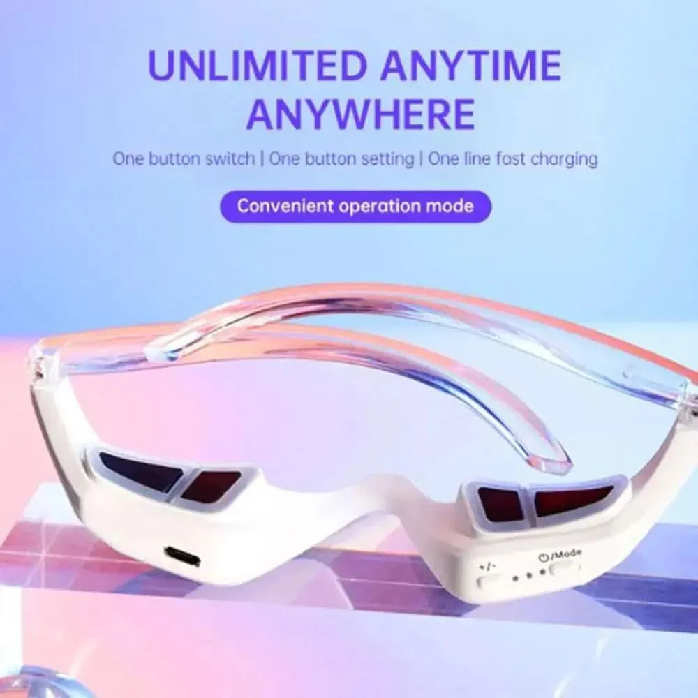 Relaxing Eye Massager with Gentle Light Therapy