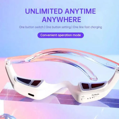 Relaxing Eye Massager with Gentle Light Therapy