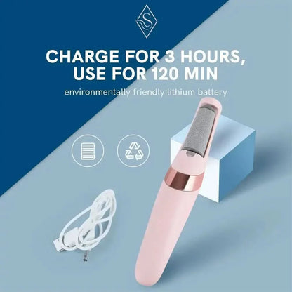 Rechargeable Heel Smoother Foot Grinder