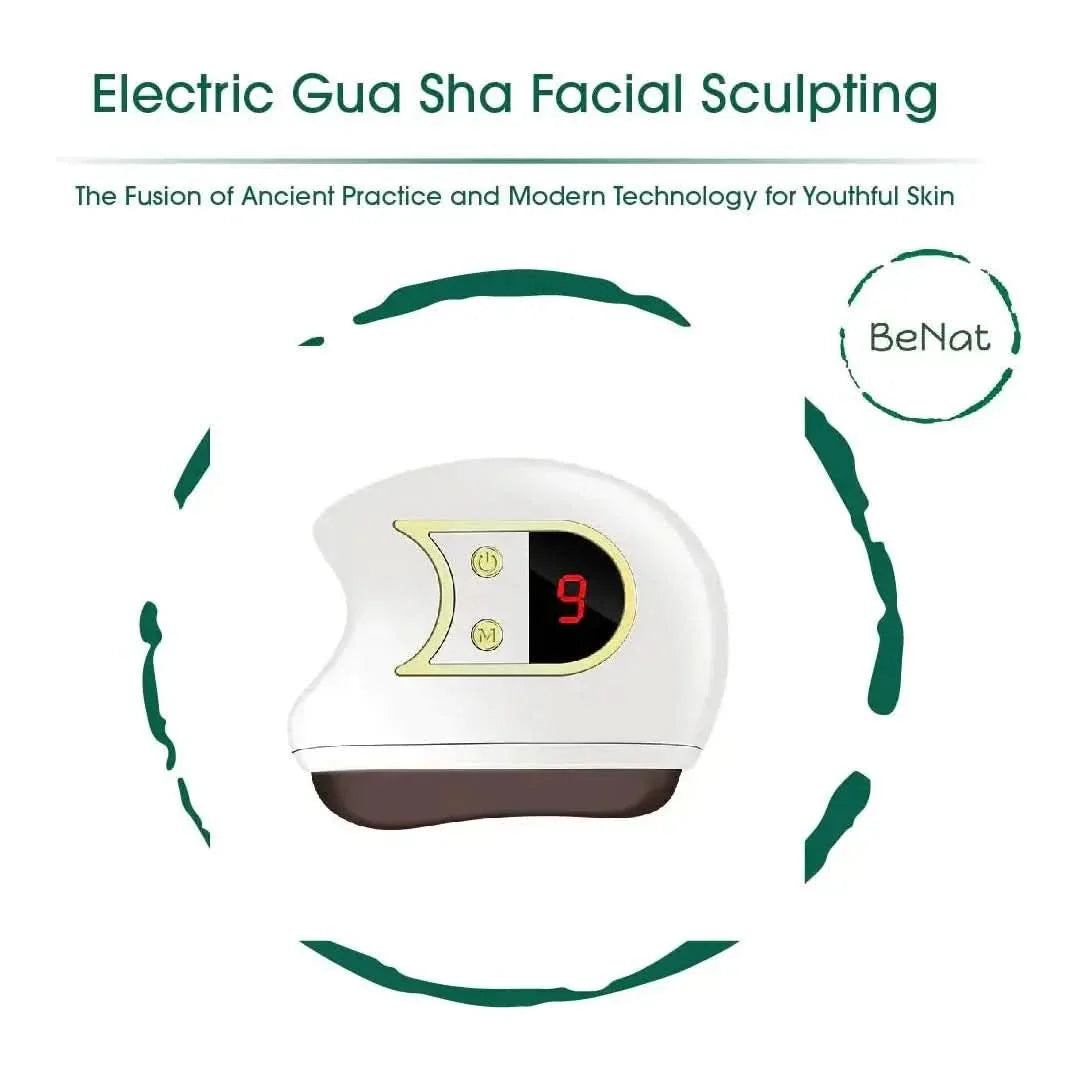 Advanced Facial Massager with Red Light, Heat & Vibration
