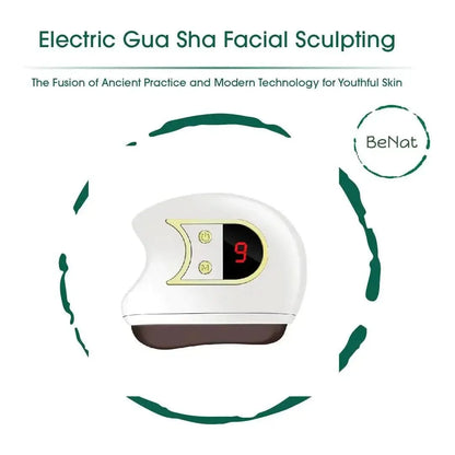 Advanced Facial Massager with Red Light, Heat & Vibration