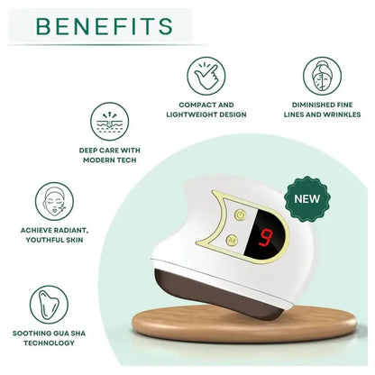 Advanced Facial Massager with Red Light, Heat & Vibration