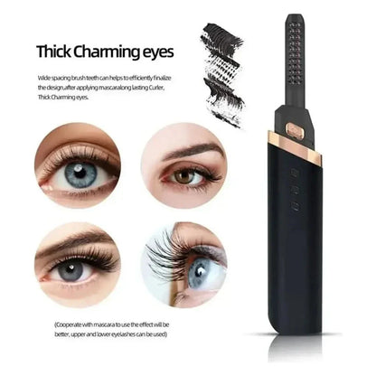 Fast Heating Eyelash Curler for Easy Lash Curl