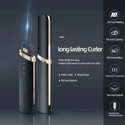 Fast Heating Eyelash Curler for Easy Lash Curl - Mycosmeticslondon