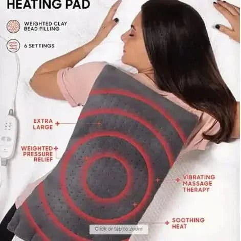 Compact USB Heated Massage Pad for Pain Relief - Mycosmeticslondon