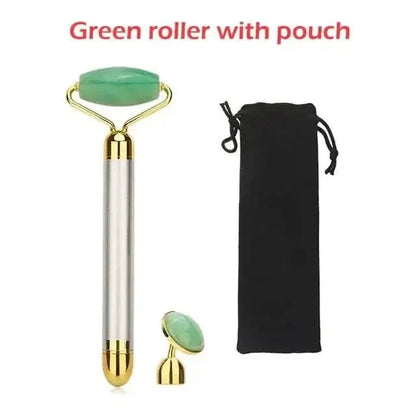 Rechargeable Facial Massager Roller with Vibrating Skincare Function