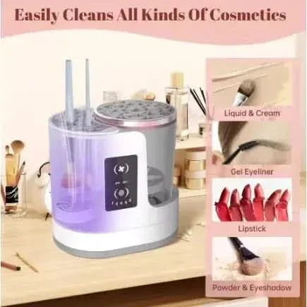 Portable Rechargeable Makeup Brush Cleaner