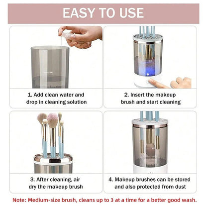 Quick Easy Makeup Brush Cleaning Tool