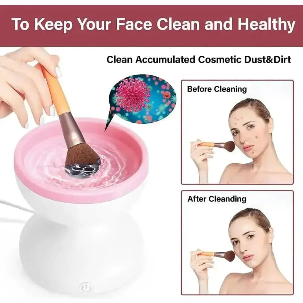 Easy Makeup Brush Cleaning Tool