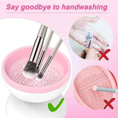Easy Makeup Brush Cleaning Tool