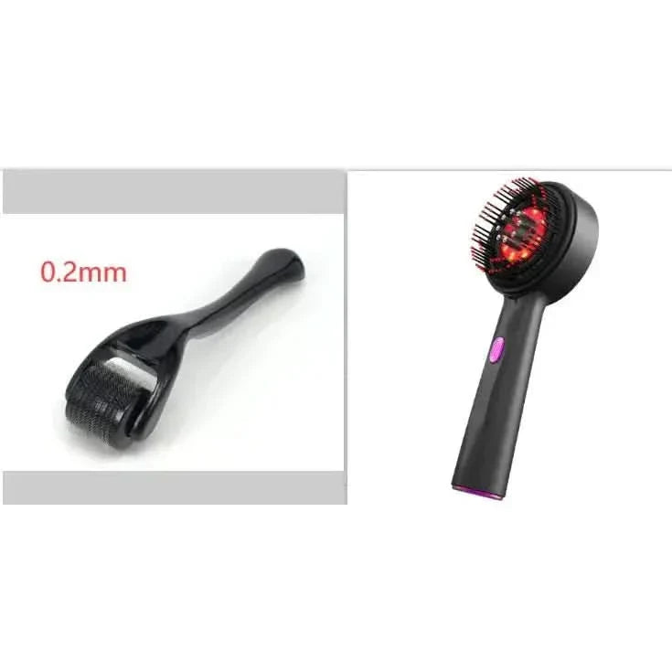 Rechargeable Scalp Massager with Red Light & Adjustable Settings