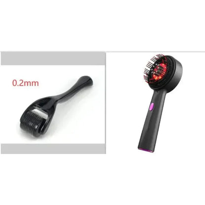 Rechargeable Scalp Massager with Red Light & Adjustable Settings