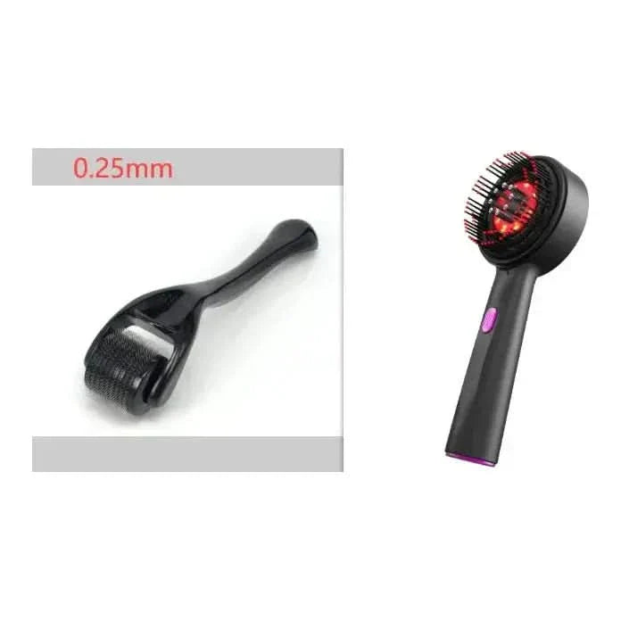 Rechargeable Scalp Massager with Red Light & Adjustable Settings