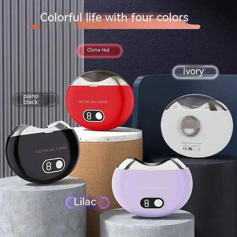 Compact Rechargeable Nail Trimmer with LCD Screen