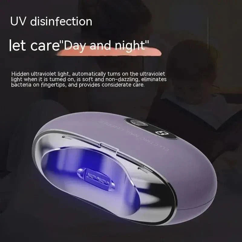 Compact Rechargeable Nail Trimmer with LCD Screen
