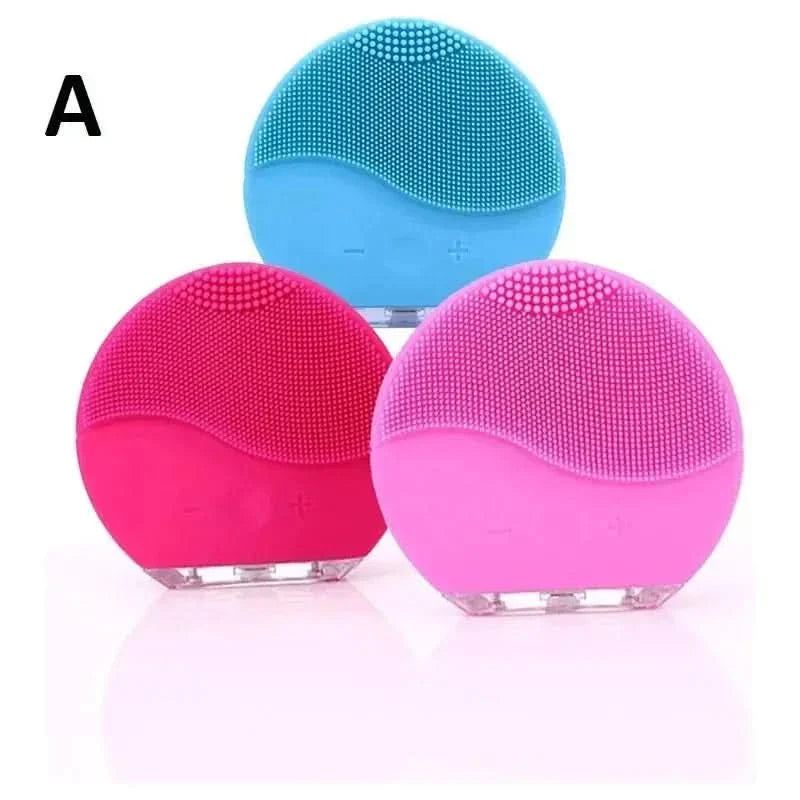 Rechargeable Facial Massager Cleansing Brush - Gentle Exfoliating Tool