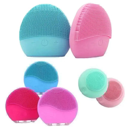 Rechargeable Facial Massager Cleansing Brush - Gentle Exfoliating Tool