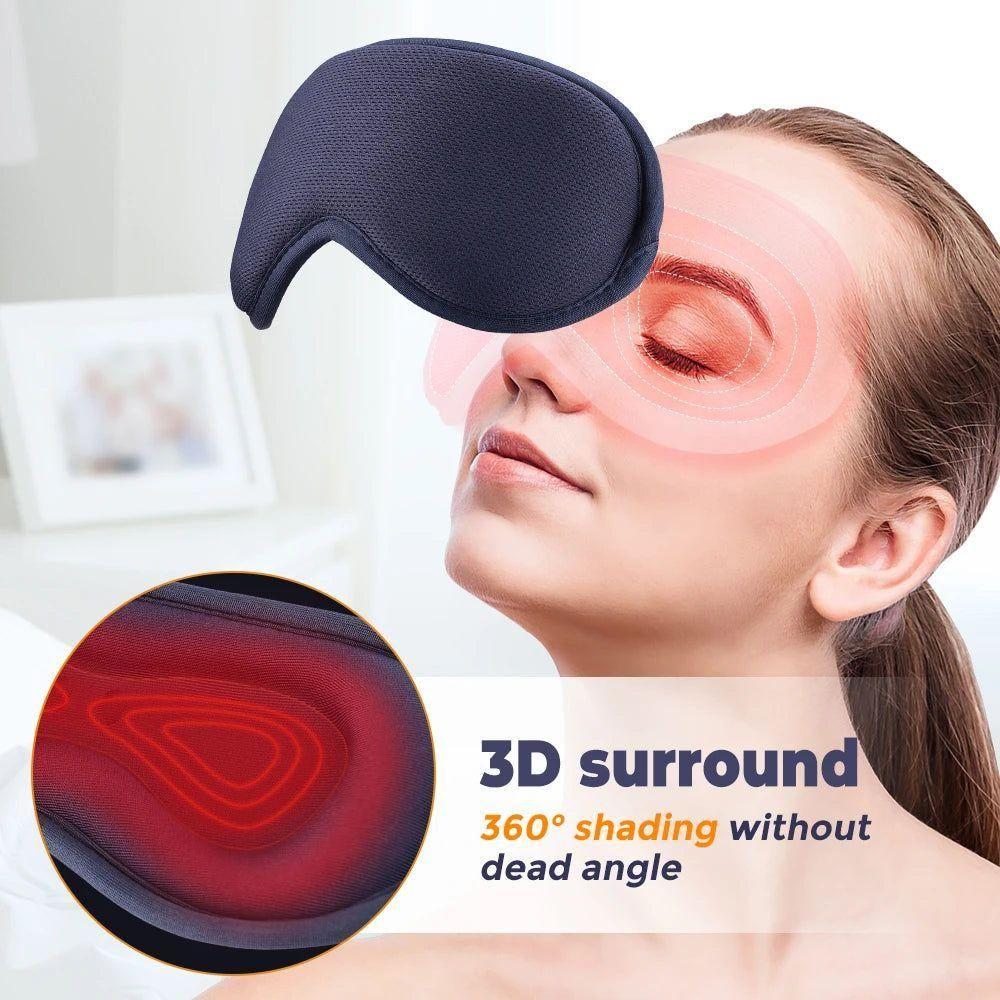 Warm Relaxing Eye Mask with Vibration Massage