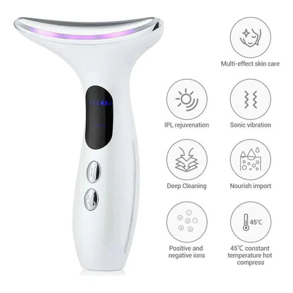 Facial Toning Device with LED Massager