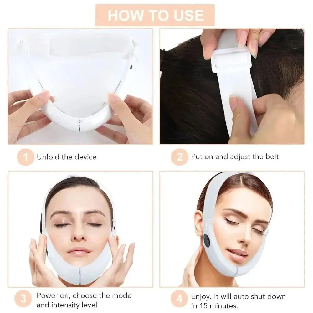 Anti Aging Face Lift Device with LED Skin Tightening