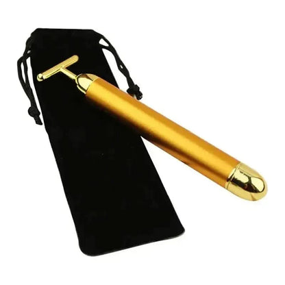Luxurious Rose Gold Facial Massage Roller - Mycosmeticslondon