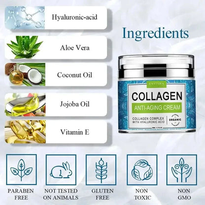 Natural Anti Wrinkle Face Moisturizer Cream