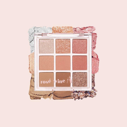 Pastel Pink Shimmer Eyeshadow Palette