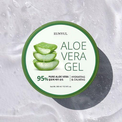 Natural Aloe Vera Calming Gel 300ml for Sensitive Skin