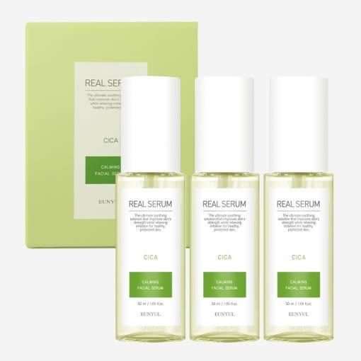 Natural Cica Face Serum 50ml 3 Pack - Calming Hydrating Serum - Mycosmeticslondon
