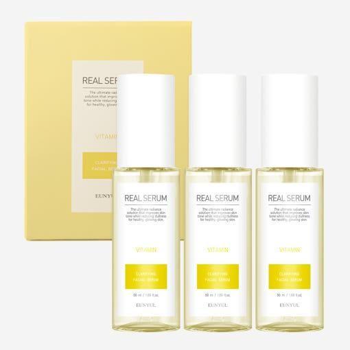 Natural Vitamin Face Serum - 50ml (Pack of 3) | Anti-Wrinkle & Glow Booster - Mycosmeticslondon