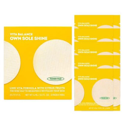 Gentle Exfoliating Toner Pads with Lime Essence