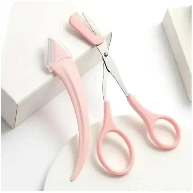 Easy Brow Shaper Kit Gentle Trimming Tool for Perfect Brows