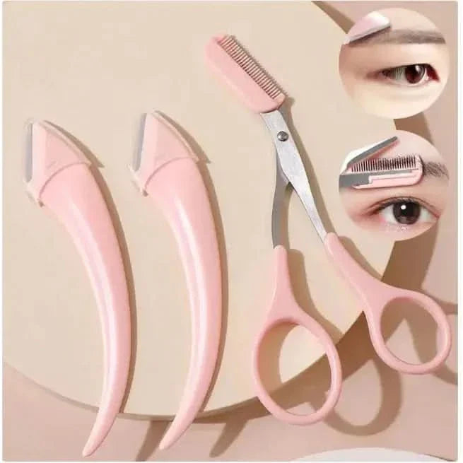 Easy Brow Shaper Kit  Gentle Trimming Tool for Perfect Brows - Mycosmeticslondon