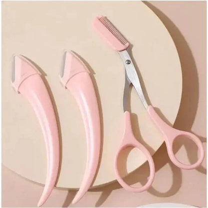 Easy Brow Shaper Kit Gentle Trimming Tool for Perfect Brows