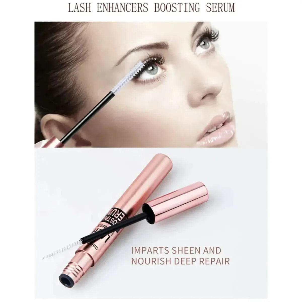 Natural Lash Growth Serum for Longer Fuller Lashes