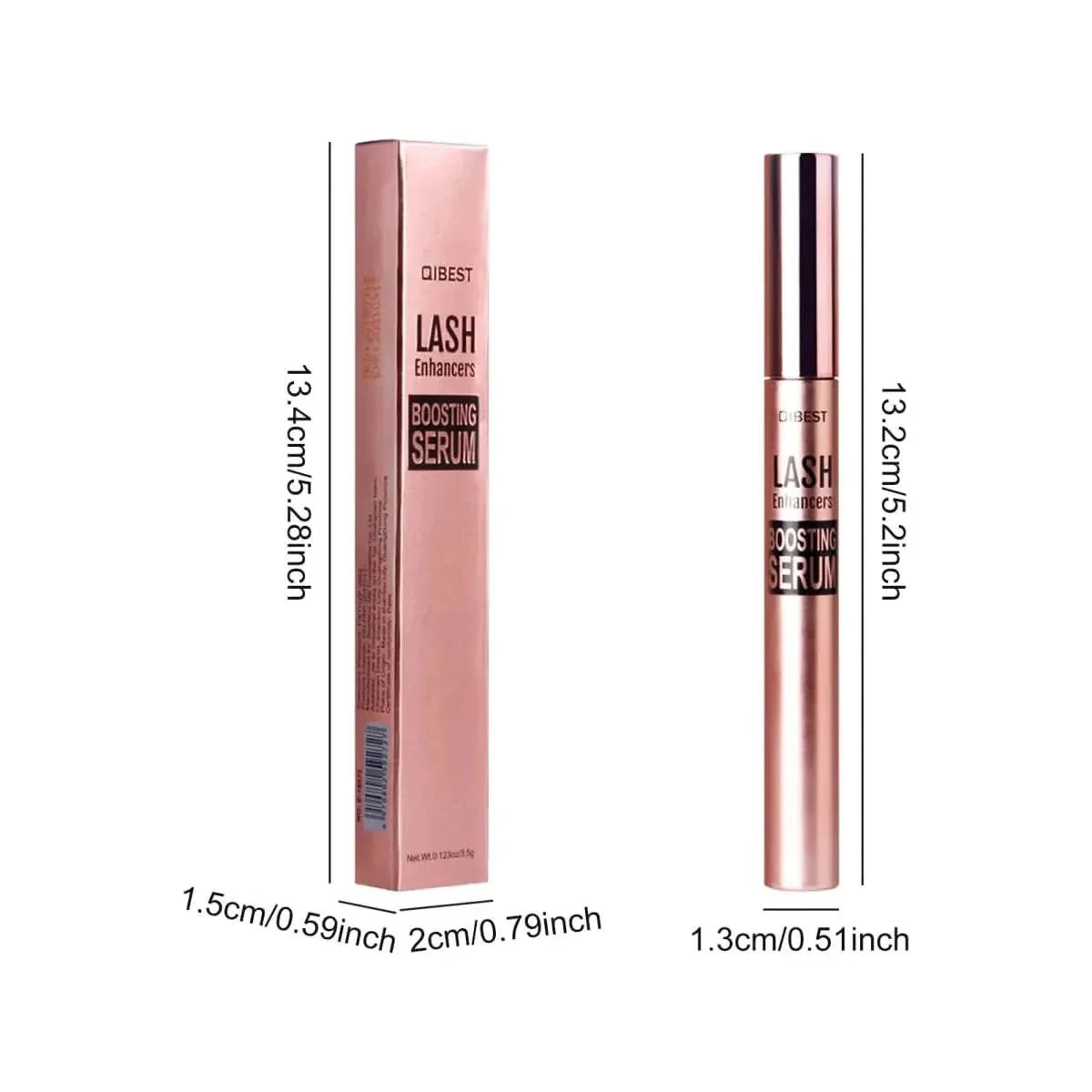 Natural Lash Growth Serum for Longer Fuller Lashes