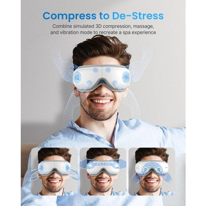 Relaxing Heated Eye Massager with Bluetooth Sound