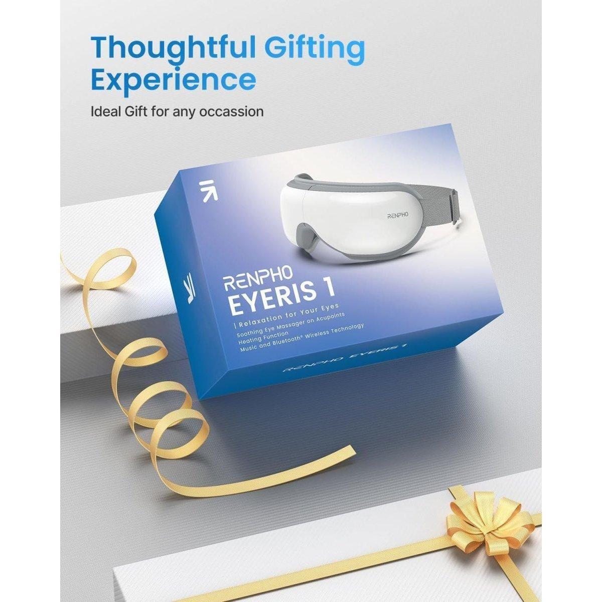 Relaxing Heated Eye Massager with Bluetooth Sound