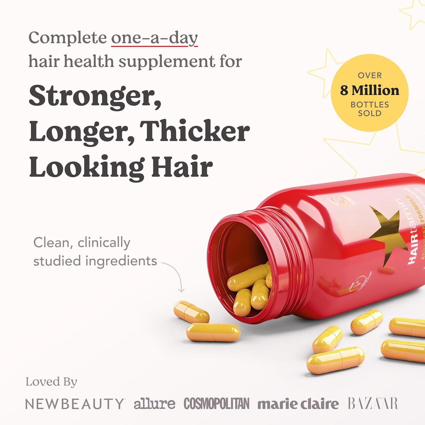 Premium Hair Growth Vitamins for Men and Women
