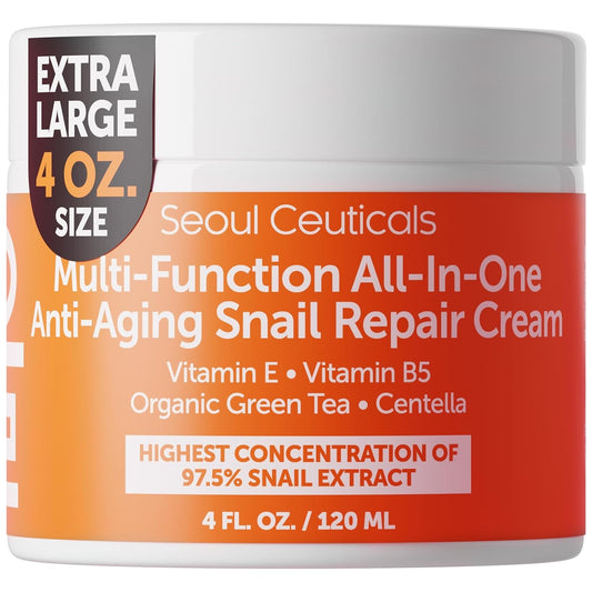 Natural Snail Moisturizing Cream 120ml  Healthy Skin - Mycosmeticslondon
