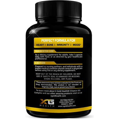 Premium Vegan D3 Supplement with Zinc and K