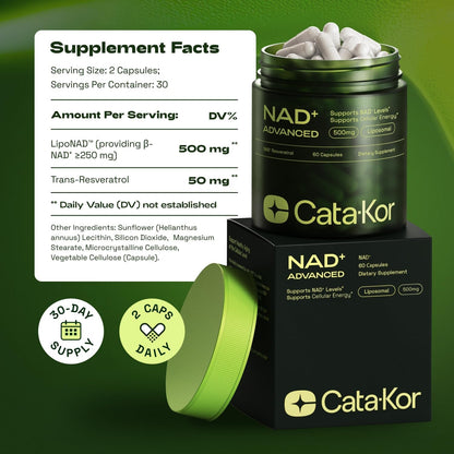 Premium NAD+ Booster Supplements with Resveratrol