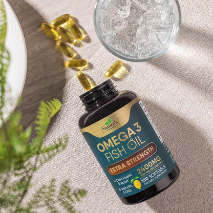 Premium Omega 3 Fish Oil Supplements for Heart Health
