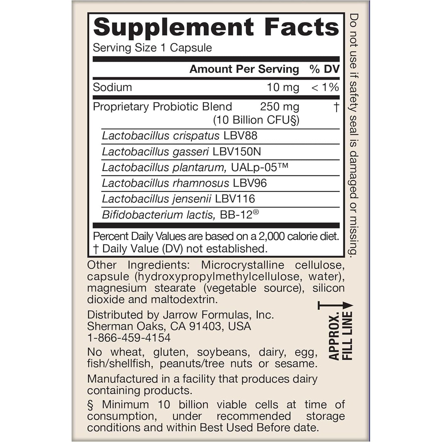 Women's 4-in-1 Probiotic Supplement Capsules