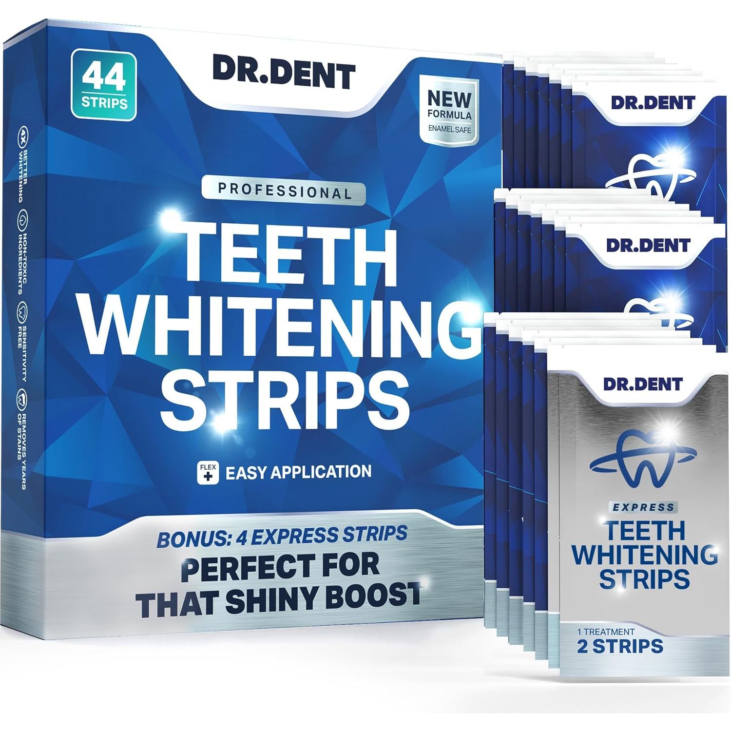 Professional At Home Teeth Whitening Strips Kit - Mycosmeticslondon