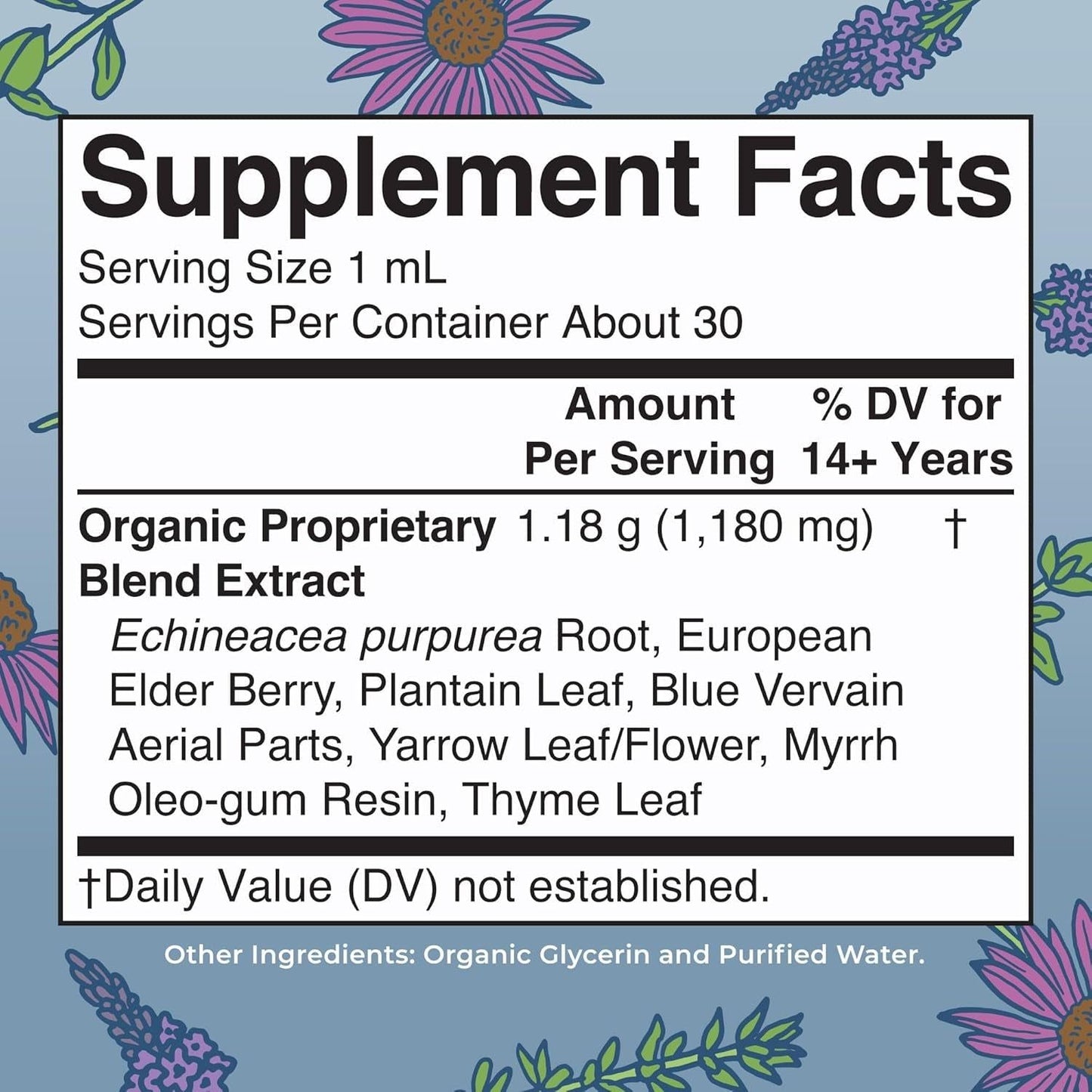 Natural Herbal Immune Boost Liquid Extract 30ml