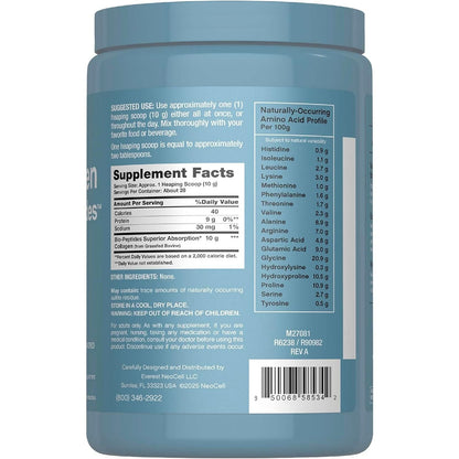 Premium Collagen Peptide Protein Powder 283g - Fast Absorbing